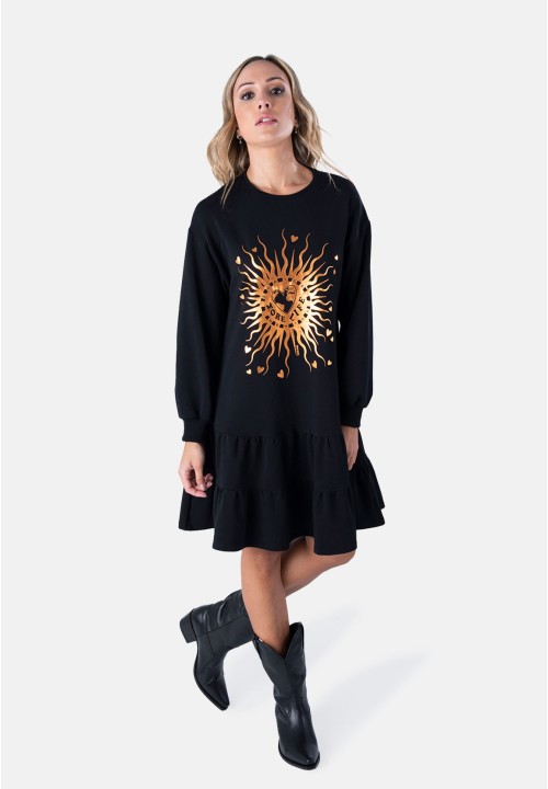 Vestido Eunice Newton negro
