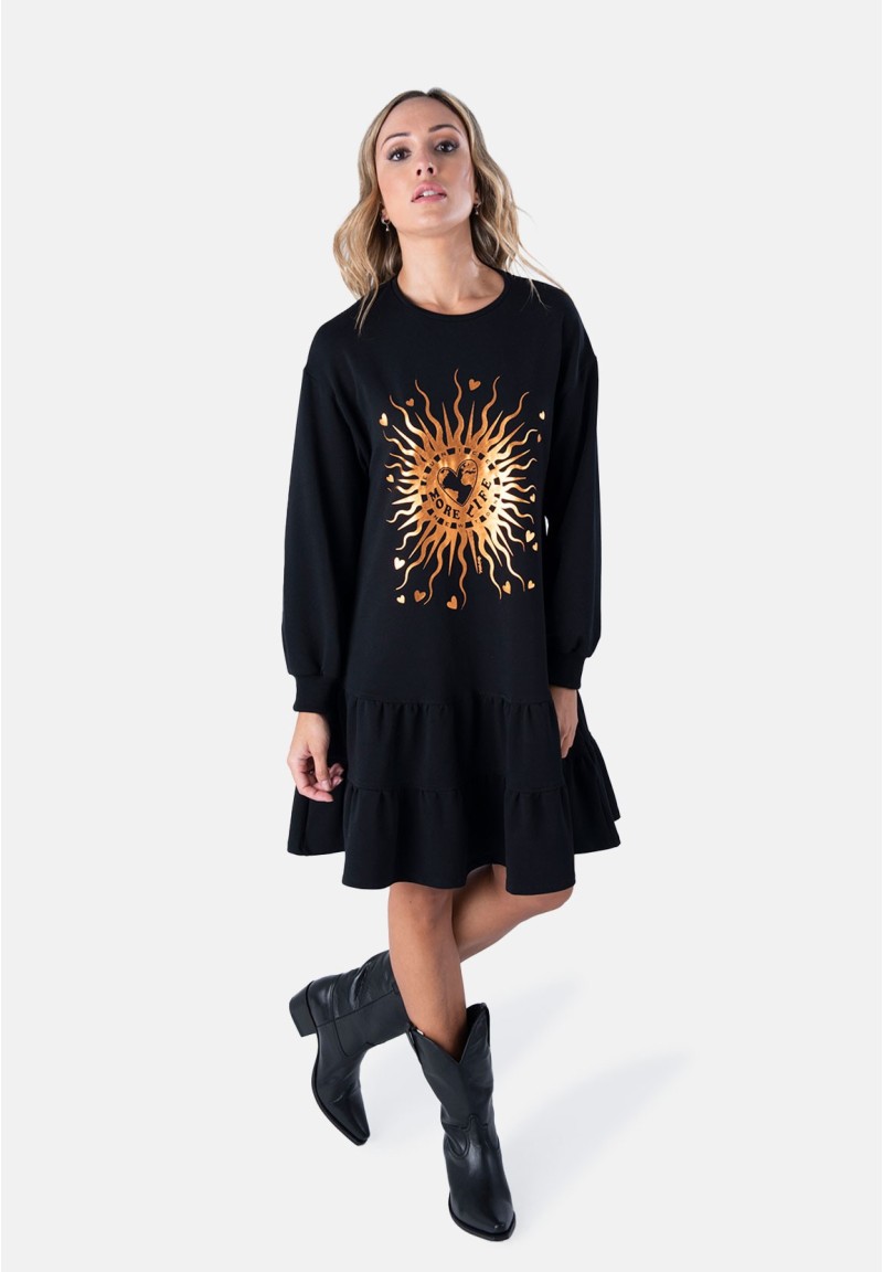 Vestido Eunice Newton negro