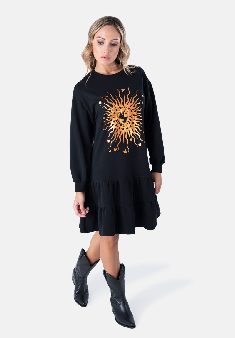 Vestido Eunice Newton negro