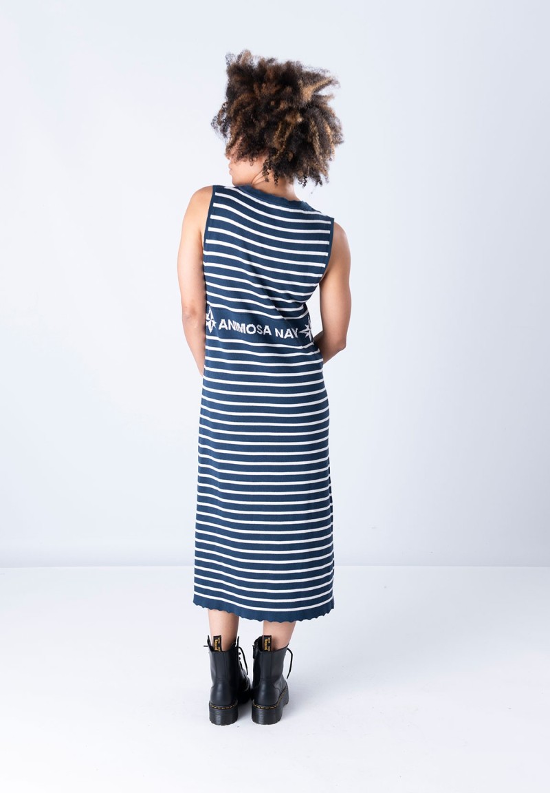 Vestido Punto Animosa Navy Azul