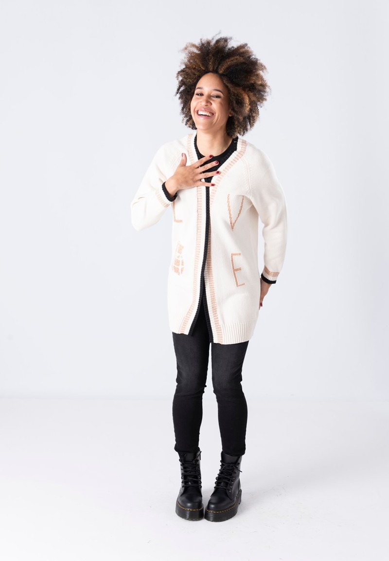 Chaqueta Love Explosion Beige