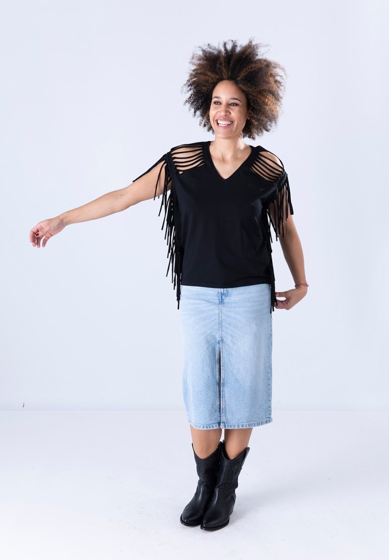 Camiseta Cherokee Negra