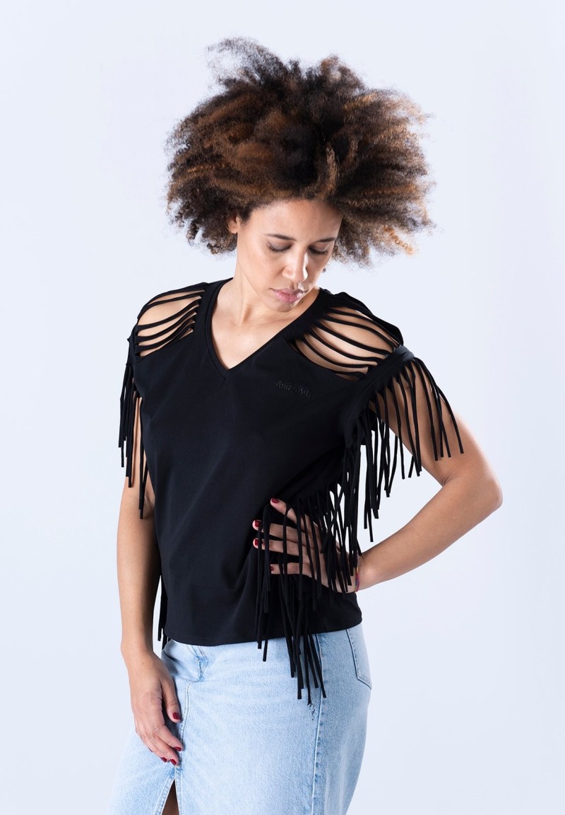Camiseta Cherokee Negra