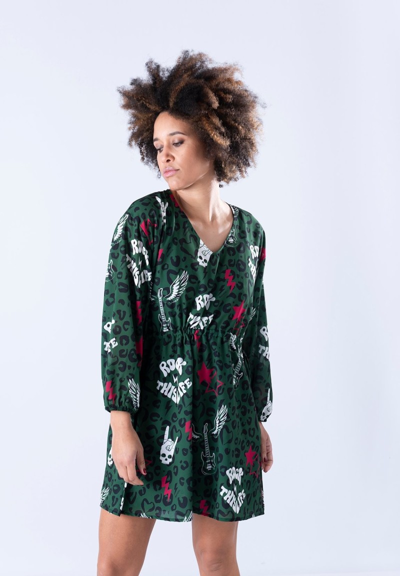 Vestido Rock This Life
