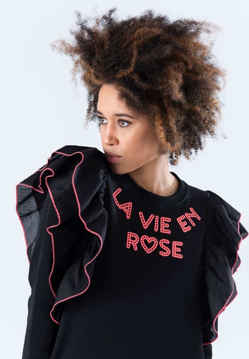 Vestido La Vie En Rose Negro