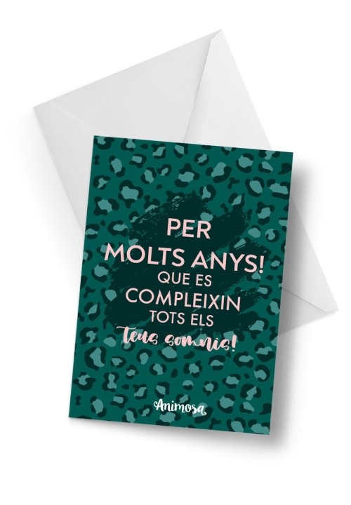 Targeta de felicitació Felicitats!
