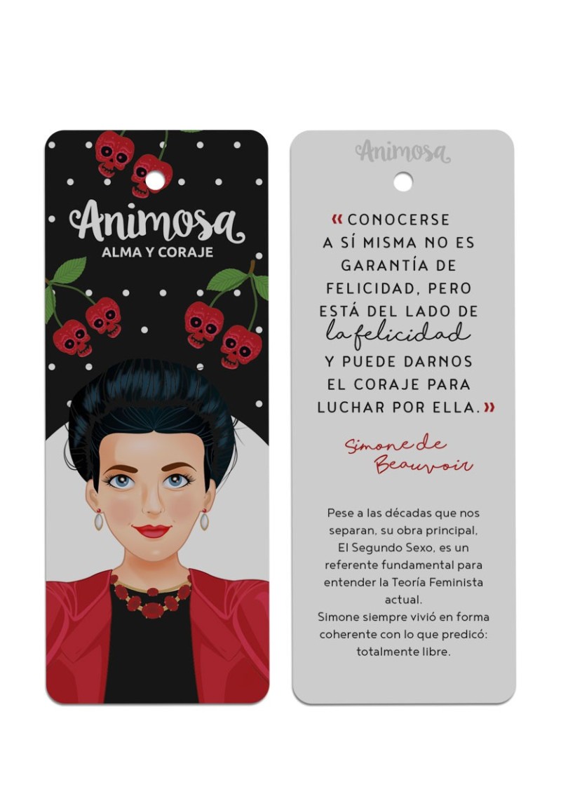 Marcapáginas Simone de Beavoir