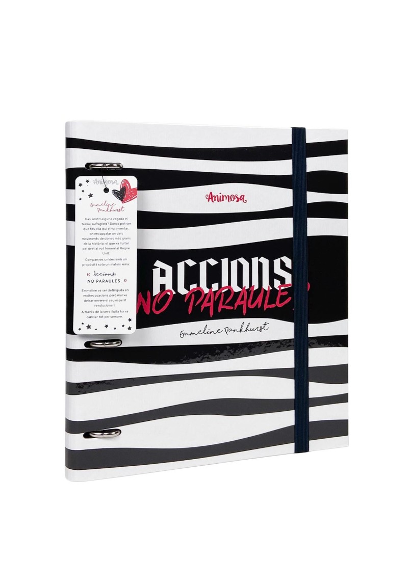 Carpeta d''anelles Accions