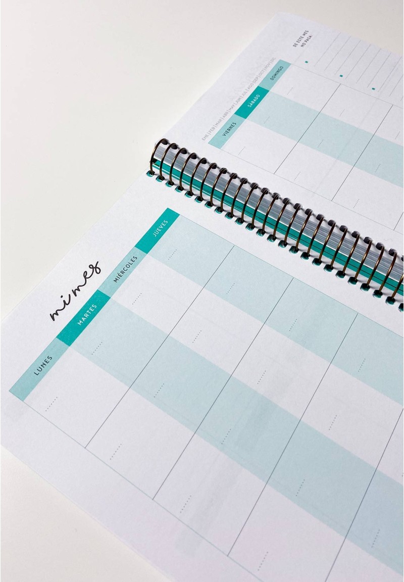 Agenda Sin fecha A5 Castellano