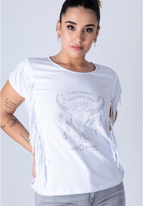Camiseta Joan Vaquera Blanca