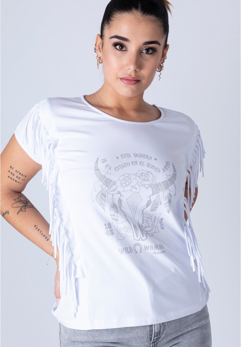 Camiseta Joan Vaquera Blanca