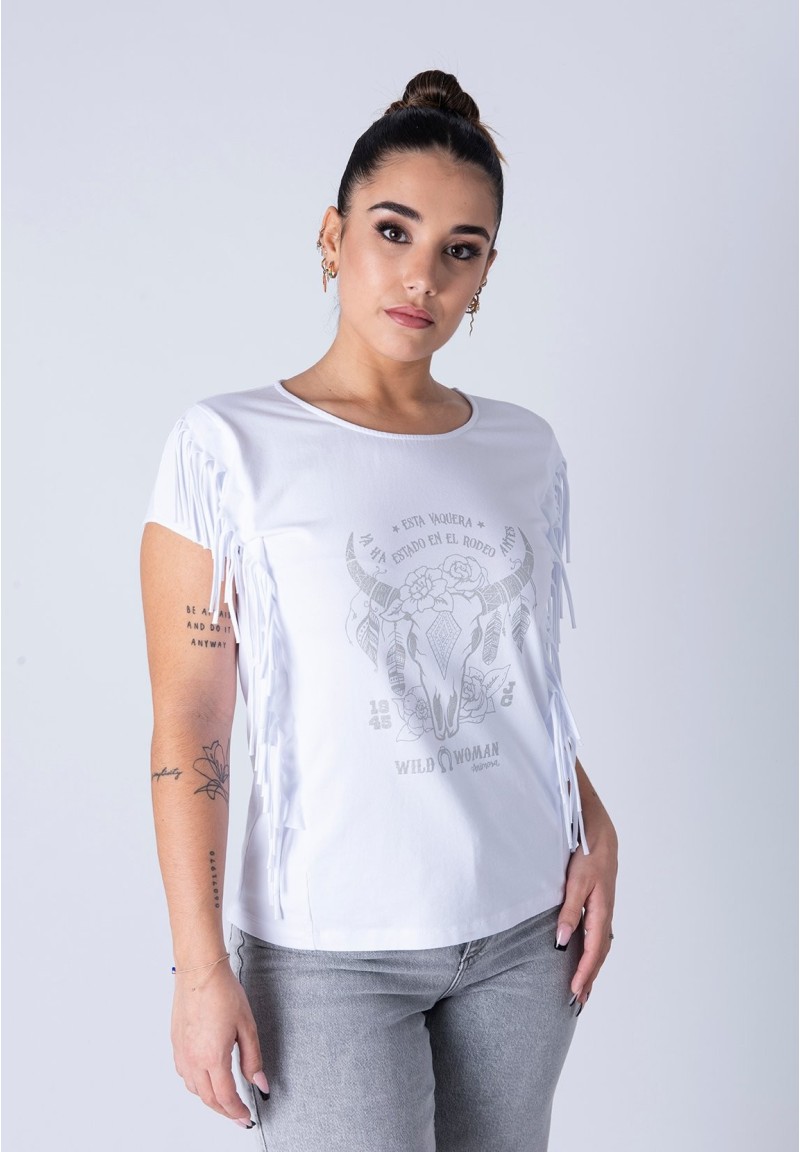 Camiseta Joan Vaquera Blanca