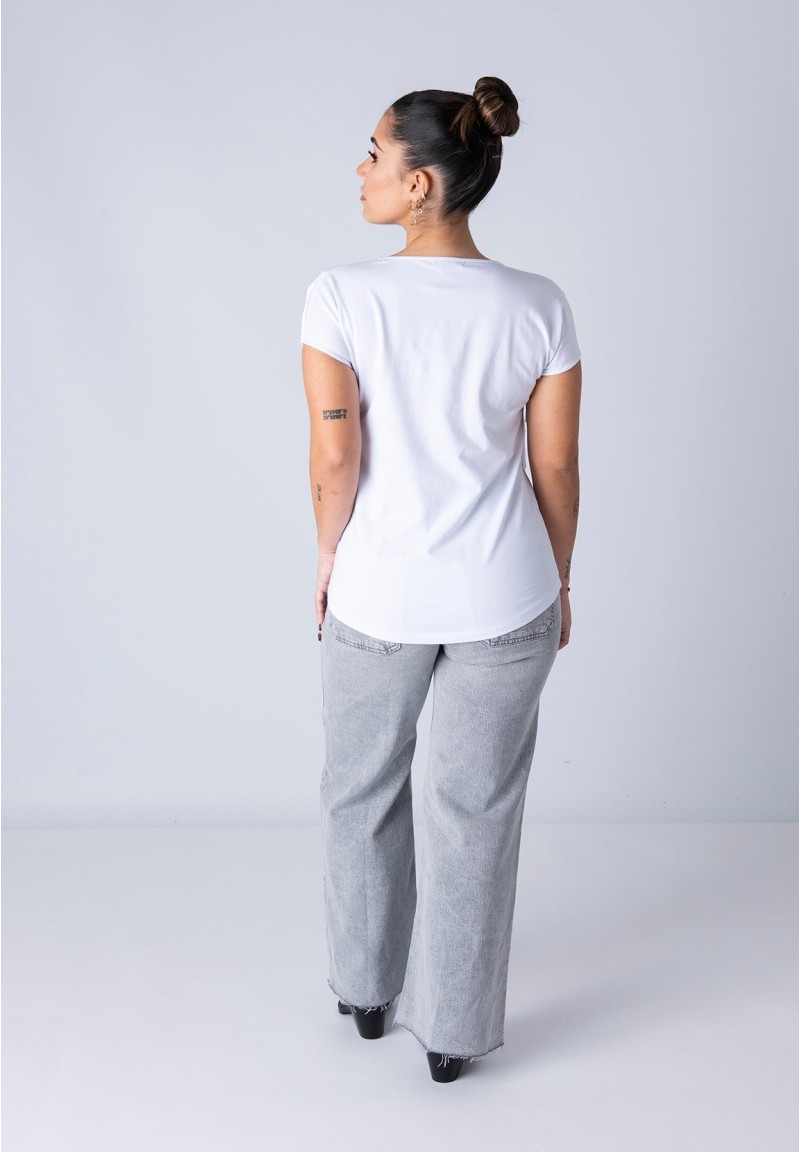 Camiseta Joan Vaquera Blanca