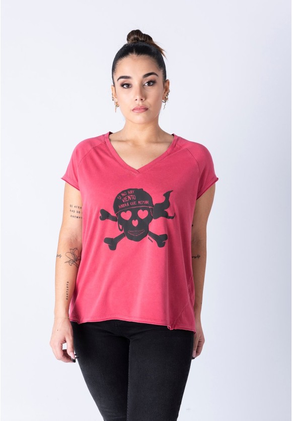 Camiseta Pirata Grace Roja