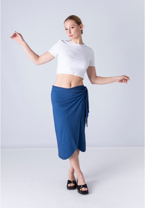 Falda Capitana Azul