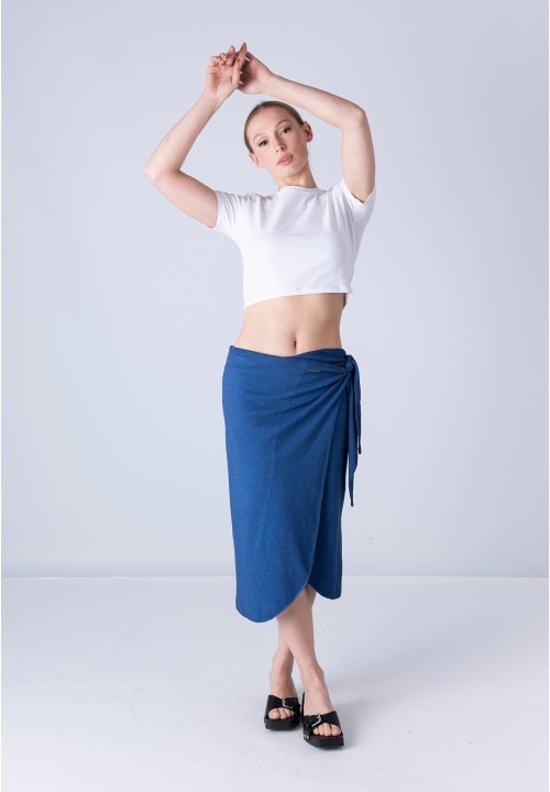 Falda Capitana Azul
