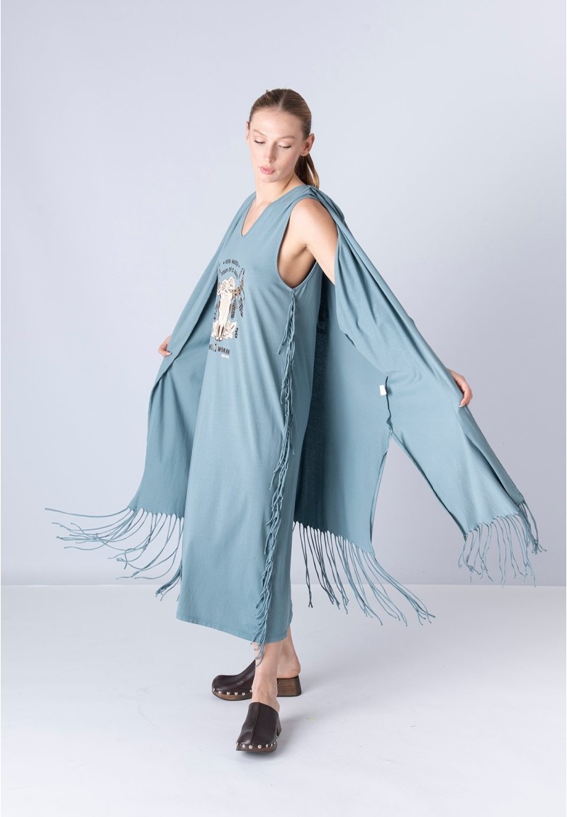 Kimono Joan Vaquera Azul