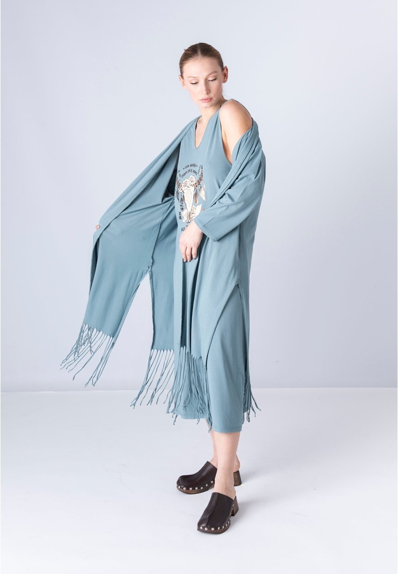 Kimono Joan Vaquera Azul
