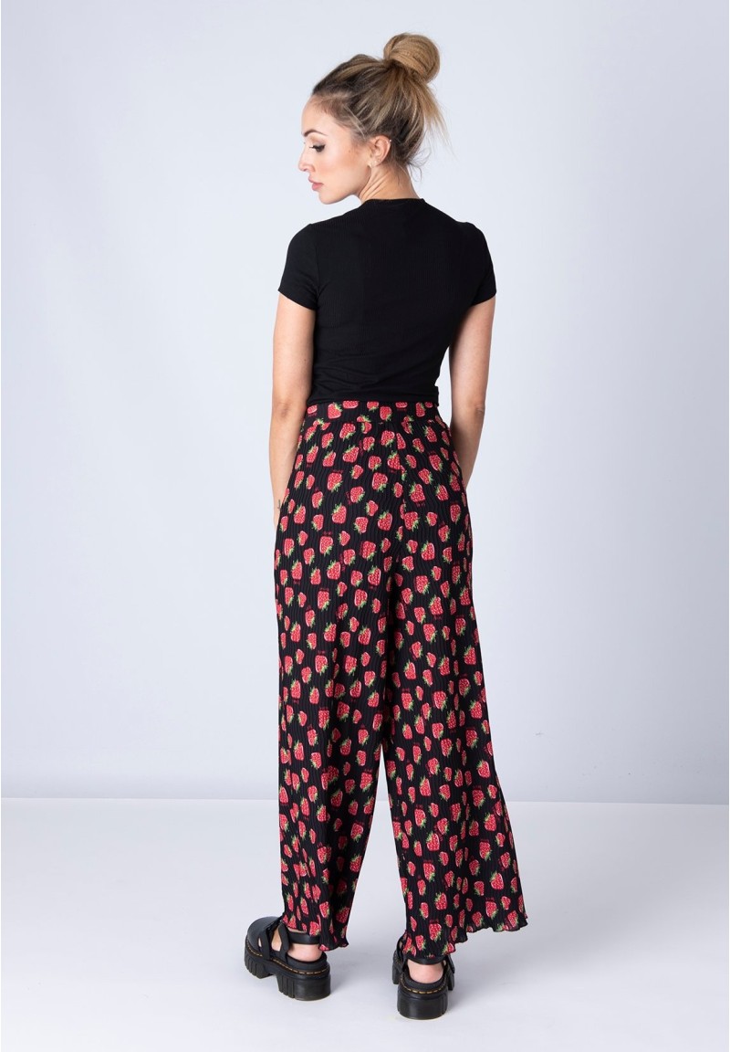 Pantalón Afrodita estampado Negro