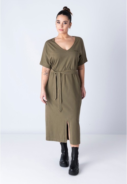 Vestido Calavera mariposas Verde