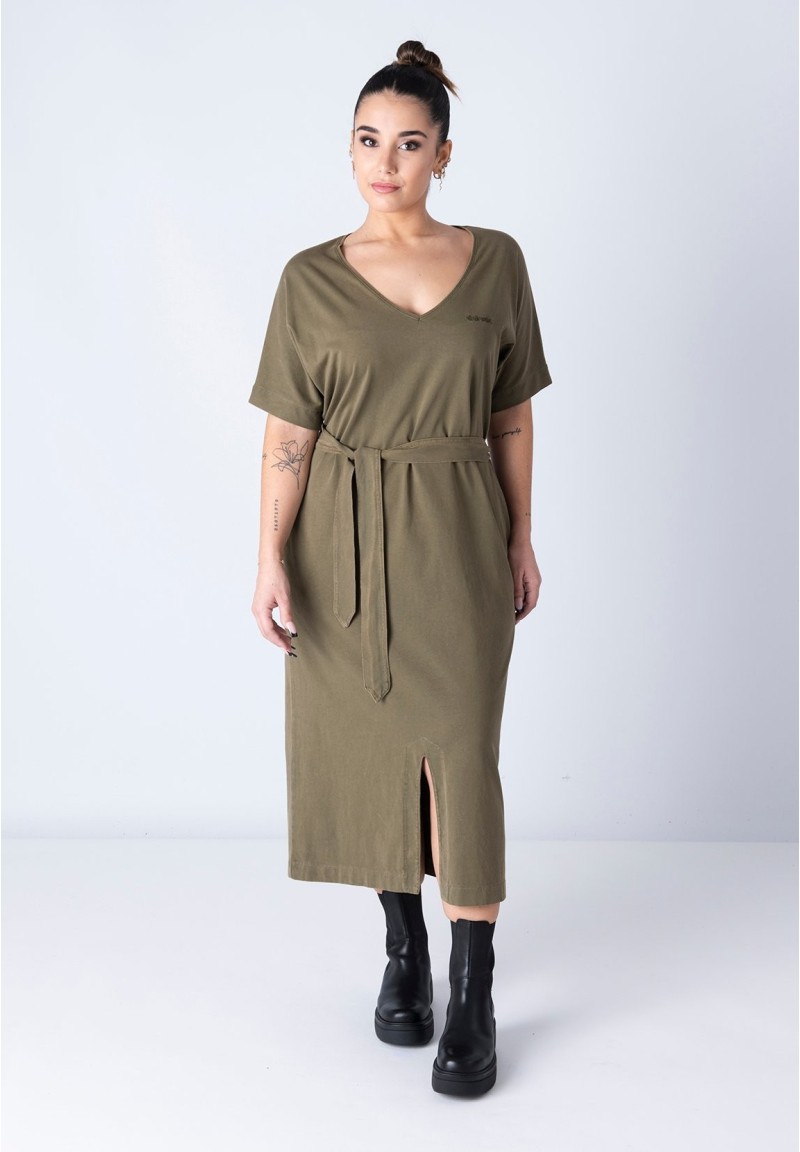 Vestido Calavera mariposas Verde