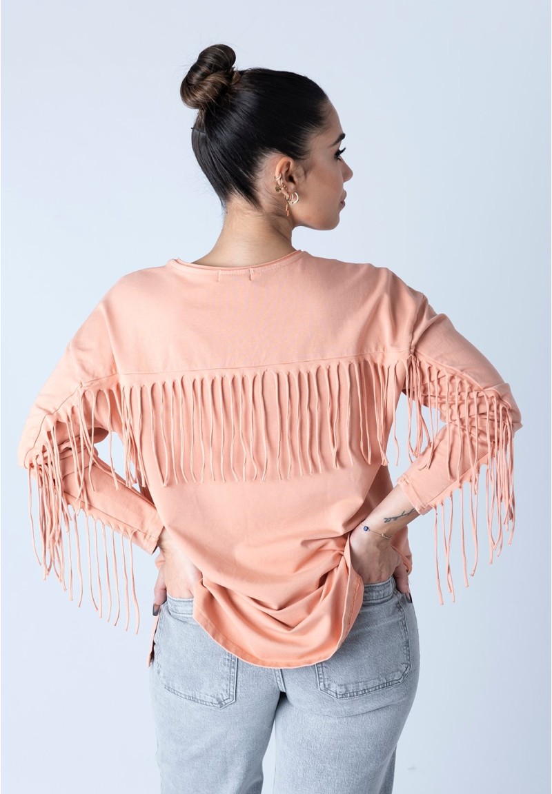 Sudadera Joan Vaquera rosa