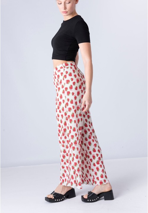 Pantalón Afrodita estampado blanco