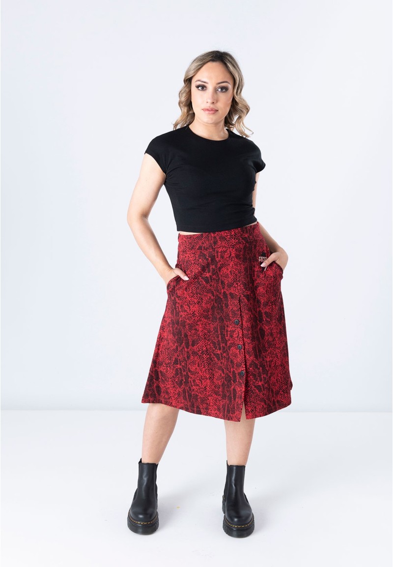 Falda Serpiente